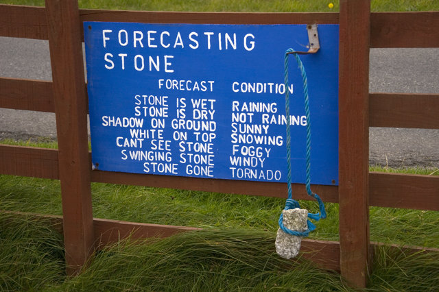 The Forecasting Stone