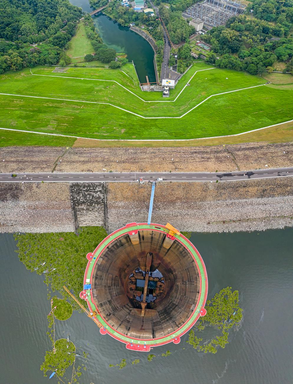 aerial photography of green field